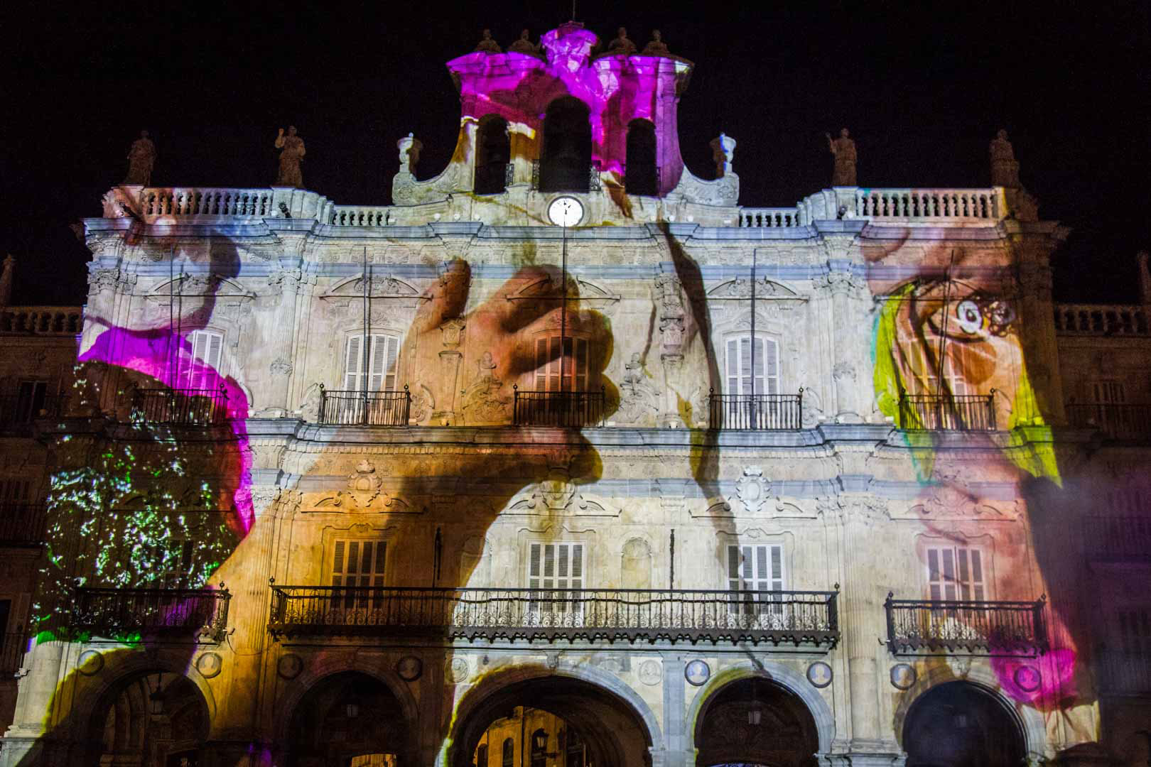 Video Mapping Festival de Luz y Vanguardia 2019 Salamanca, España